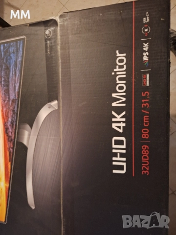 Монитор 32 инча, 32UD89-W LG 4K UHD за ремонт , снимка 6 - Монитори - 51910683