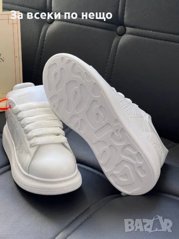 Alexander Mcqueen Дамски Бели Маратонки👟Дамски Спортни Обувки Александър Макуин Код E644