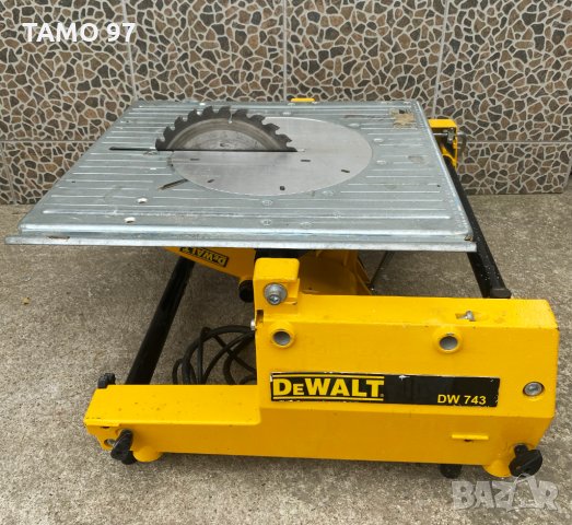 Комбиниран настолен циркуляр, герунг DeWalt DW743 2000W, снимка 3 - Циркуляри - 28835111