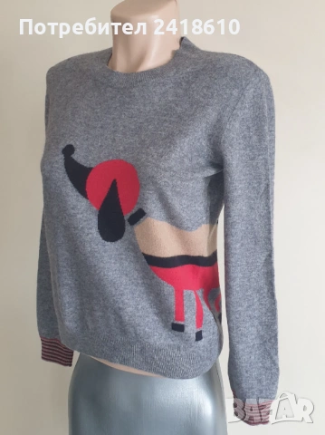 Burberry Brit  Wool / Cashmere Knit Womens Size M НОВО! ОРИГИНАЛ! Дамски Пуловер , снимка 15 - Блузи с дълъг ръкав и пуловери - 53210897