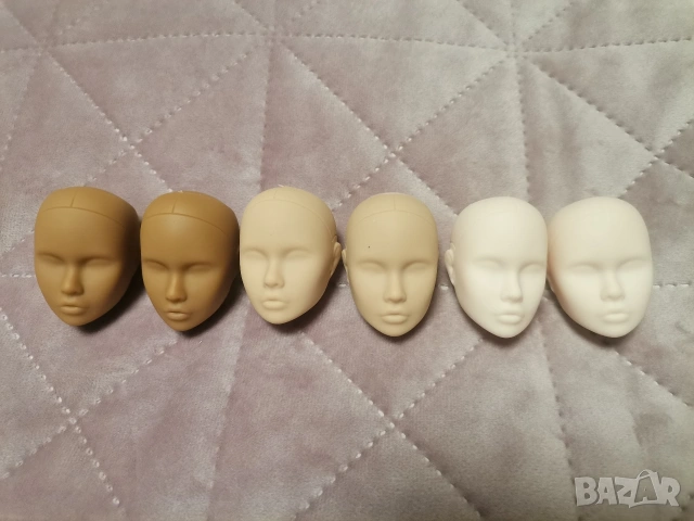 Комплект 6 броя DIY глави молд Poppy Parker / Integrity Toys, снимка 4 - Кукли - 53295853