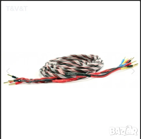 Стерео кабели за тонколони Black Rhodium Encore BiWire+Bi amping 2x3m. Made in UK, снимка 3 - Тонколони - 51067869