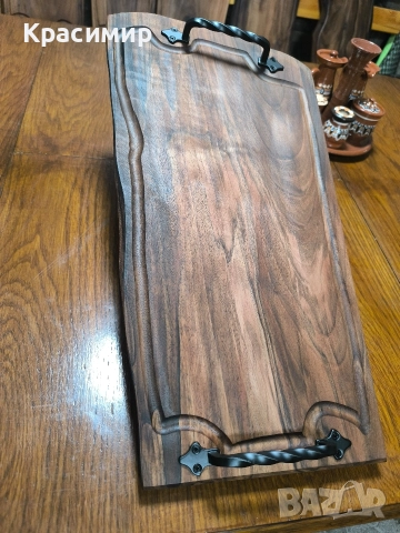 Орехови Дъски и Плата за Мезета, снимка 8 - Аксесоари за кухня - 49214477
