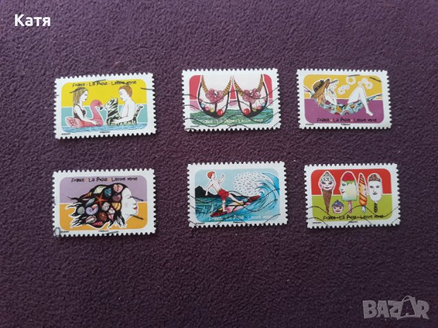 Пощенски марки Франция , снимка 6 - Филателия - 44602990