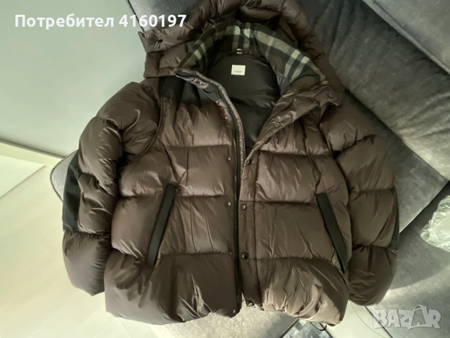 Продавам оригинало пухено яке Burberry