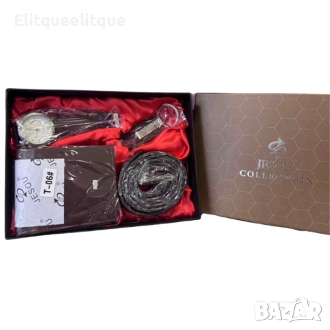 Луксозен мъжки подаръчен комплект JESOU COLLECTION, снимка 3 - Бижутерийни комплекти - 52333663