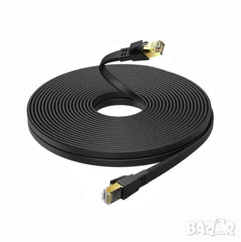 15М CAT8 Ethernet кабел, мрежов кабел, RJ45 конектор