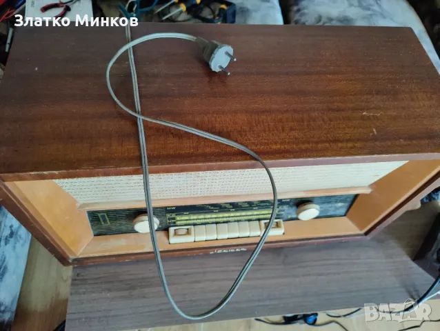 Лампово радио Stern Berlin VEB RTF Nauen 1960г., снимка 12 - Антикварни и старинни предмети - 49544889