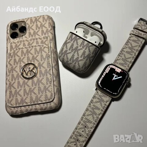 Калъф от ЕКО кожа Michael Kors за iPhone 11/12/13/14/15/16, снимка 5 - Apple iPhone - 51435371
