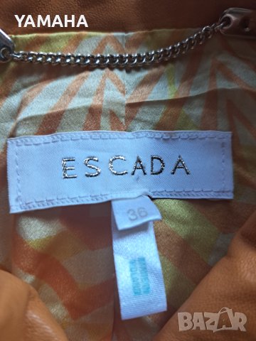 Escada  Дамско  Яке  S.   ЕСТЕСТВЕНА КОЖА , снимка 5 - Якета - 42180354
