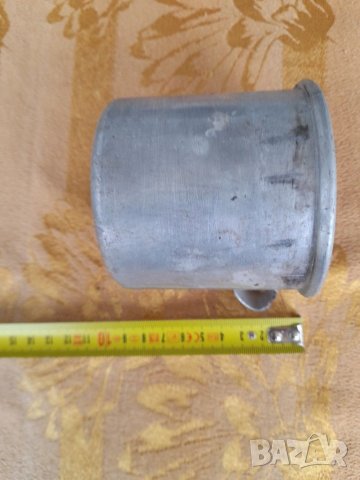 Старо алуминиево канче, снимка 7 - Антикварни и старинни предмети - 40709149