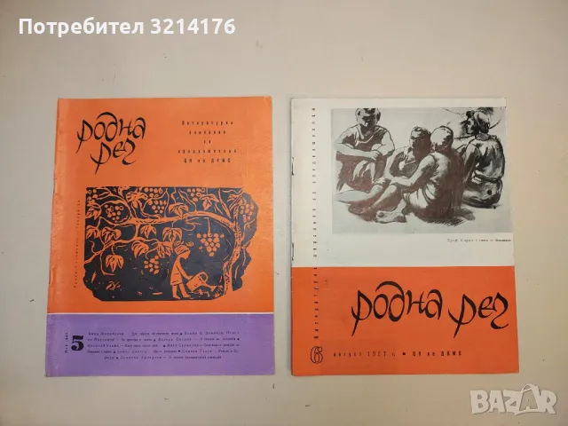 Родна реч. Бр. 1-9 / 1967. Литературно списание за средношколци – Колектив (1967), снимка 4 - Списания и комикси - 50092053