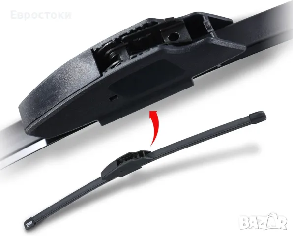 Перо на чистачка VALEO HYDROCONNECT 578572, 450 mm отпред, снимка 3 - Аксесоари и консумативи - 48592978