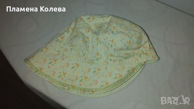 Памучна шапка с козирка 48см , снимка 1 - Шапки, шалове и ръкавици - 37394340