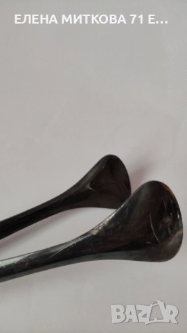 Голяма дебело посребрена щипка за лед, снимка 5 - Аксесоари за кухня - 52697137