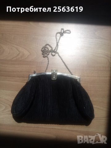 Официална черна чантичка, снимка 5 - Чанти - 29678257