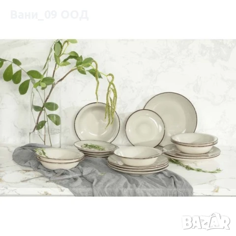 Красив сервиз за хранене 18 части