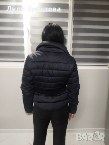 Тъмно синъо яке зимно, снимка 2 - Якета - 52238137