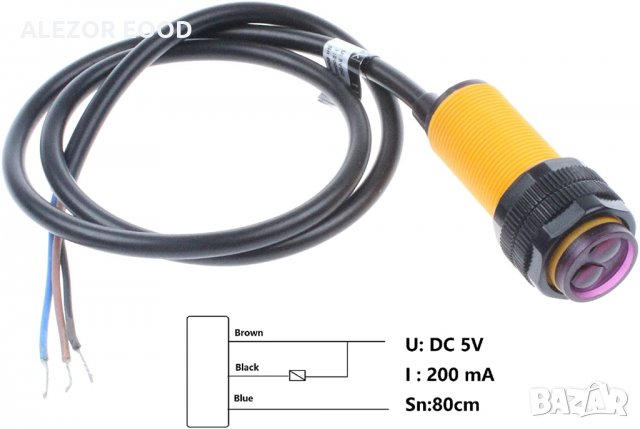 Оптоелектронен сензор , фото сензор , оптичен сензор,  20200099, снимка 2 - Друга електроника - 30042873