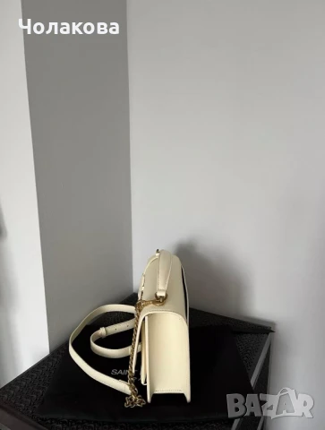 Нова дамска кожена чанта YSL, снимка 6 - Чанти - 50700346