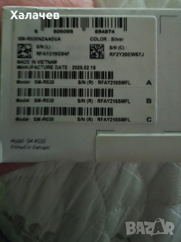 Слушалки Bluetooth Samsung Galaxy Buds3, Silver, снимка 6 - Резервни части за телефони - 53305328