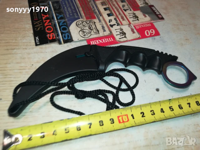 НОЖ-ИЗВИТ С КАНИЯ И ВРЪВ 1807251008, снимка 5 - Ножове - 51059702