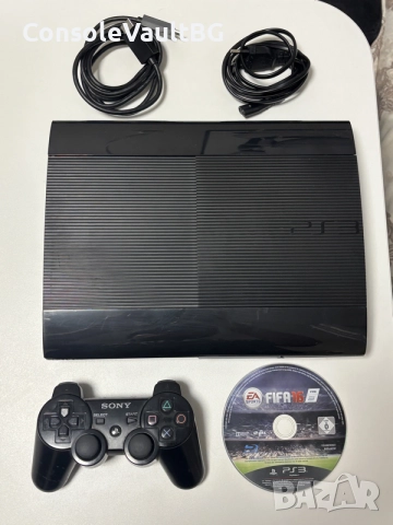 PlayStation 3 Super Slim 500GB – Хакнат с HEN 
