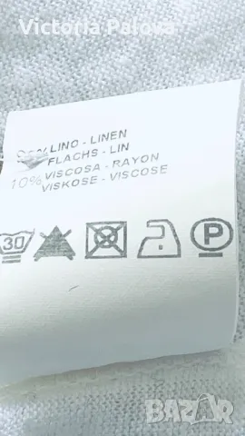 Лукс ленена блуза с копчета на гърба TRANSIT PAR-SUCH, снимка 14 - Блузи с дълъг ръкав и пуловери - 49902516