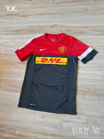 Оригинална мъжка тениска Nike Dri-Fit x F.C. Manchester United / Season 12-13 (Training), снимка 2 - Тениски - 47494764