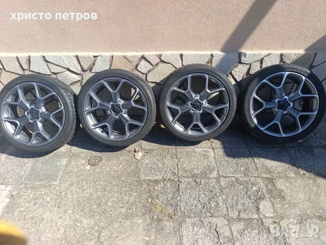 Оригинални алуминиеви джанти за Fiat 500 19 цола 225/40R19 DUNLOP SPORT MAXX RT 93Y XL, снимка 2 - Гуми и джанти - 55835812