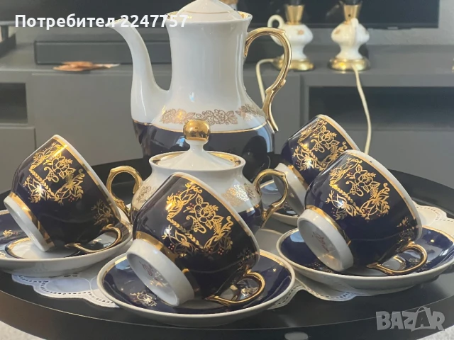 Сервиз за кафе порцелан СССР, снимка 1