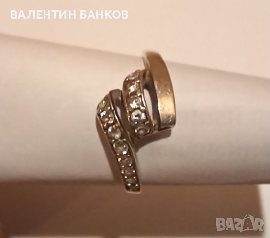Сребърни пръстени с камъни за жени, снимка 11 - Пръстени - 43250208