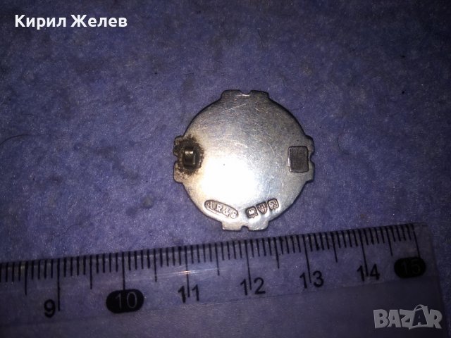 СТАРИННА ВИКТОРИАНСКА СРЕБЪРНА БРОШКА ЗНАЧКА СТЕРЛИНГОВО СРЕБРО 925 АНГЛИЯ с МНОГО МАРКИРОВКИ 36477, снимка 15 - Антикварни и старинни предмети - 39643656