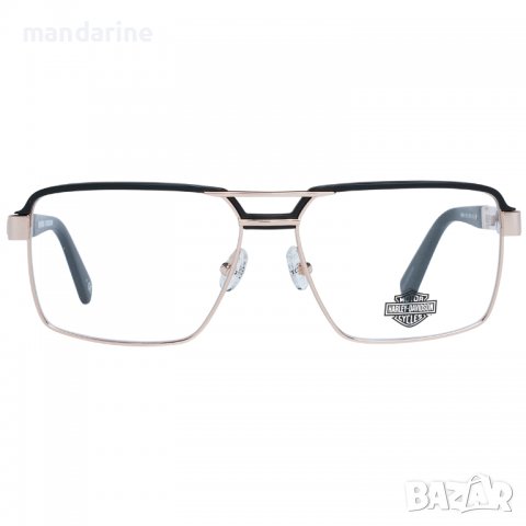 HARLEY DAVIDSON 🍊 Мъжки рамки за очила BLACK "N" GOLD METAL нови с кутия, снимка 3 - Слънчеви и диоптрични очила - 39060606