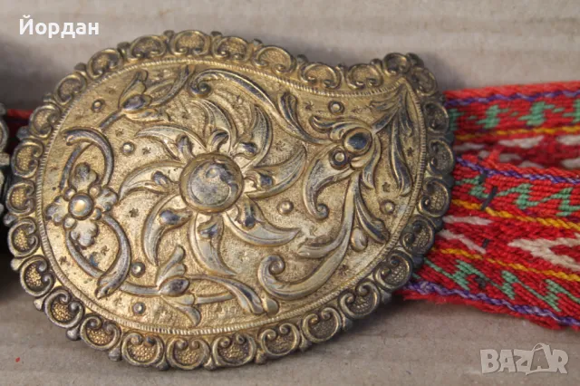 Възрожденски сребърни пафти с живачна позлата, снимка 5 - Антикварни и старинни предмети - 49546928