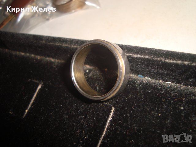 МОДНА СТОМАНЕНА ХАЛКА ПРЪСТЕН НЕРЪЖДАЕМ ДИЗАЙНЕРСКИ 19644, снимка 6 - Пръстени - 32175866