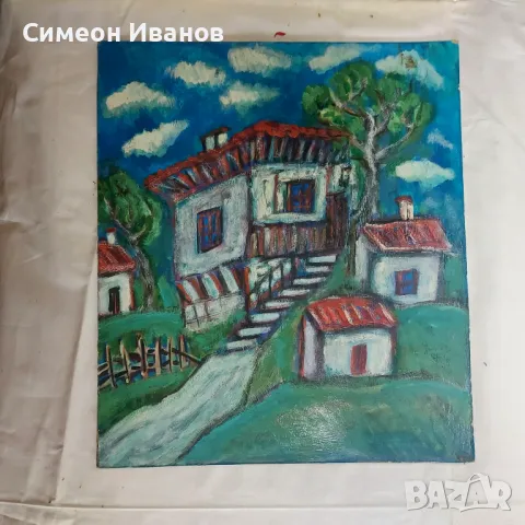 Интересна стара картина пейзаж SG2015