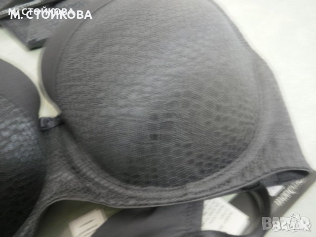 сутиен от Marie Meili - 80Д  - цвят графит , снимка 6 - Бельо - 24851614