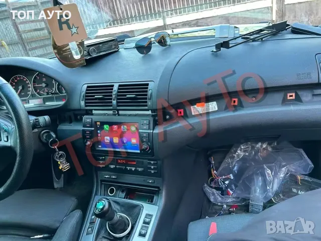 Мултимедия БМВ Е46 BMW E46 M3 7" 1998 - 2006 Андроид Карплей Android Carplay подарък камера, снимка 14 - Навигация за кола - 56371891