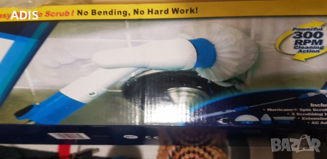 Безжична електрическа почистваща машина за баня тоалетна 360/ /абс нова /зарядно приставки в кутия, снимка 5 - Други - 38568759