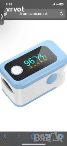 Професионален пръстов пулсоксиметър, с високо прецизен сензор, снимка 6 - Други - 49396201