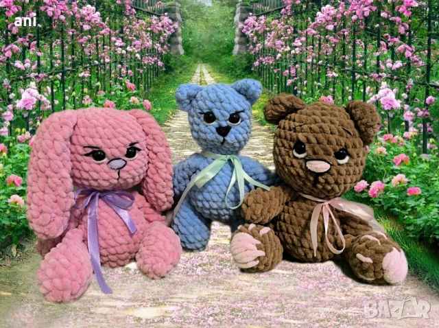 плетени плюшени играчки/амигуруми , снимка 4 - Плюшени играчки - 47396526