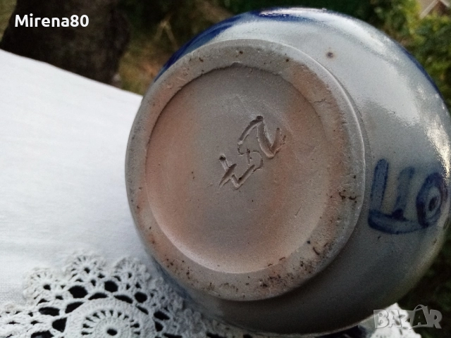 Винтидж кана - немска солна керамика, снимка 5 - Антикварни и старинни предмети - 51636504