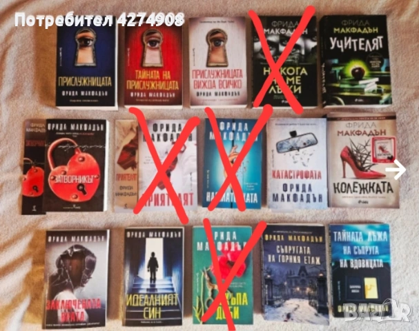 15 Книги на Фрида Макфадън 