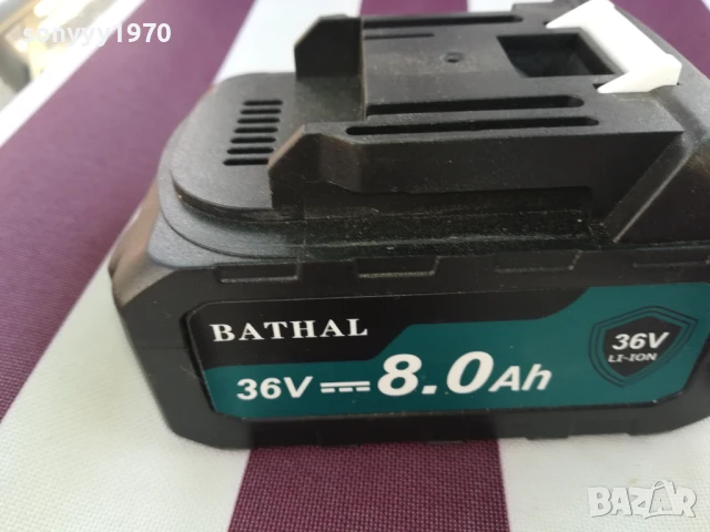 36v li-ion BATTERY PACK-ЗА ФЛЕКС ИЛИ РЕЗАЧКА 0308251153, снимка 2 - Градинска техника - 51233997