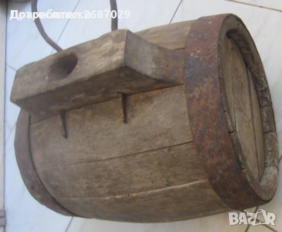 Различни: СТАР битов ДАРАК ЧЕПКАЛО за ВЪЛНА дърво метал, инструмент, мотовилка, мотовилки, битов кът, снимка 17 - Антикварни и старинни предмети - 28877157