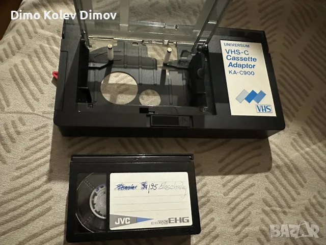 Видео Касета Адаптер VHS - VHS C, като нова тествана работи идеално!, снимка 4 - Плейъри, домашно кино, прожектори - 55981298