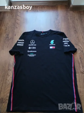 Mercedes AMG Petronas F1 2023 Men's Team - мъжка колекционерска тениска КАТО НОВА L, снимка 5 - Тениски - 49883891