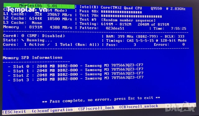 SAMSUNG 4x2 DDR2 800 // OCZ Reaper 2gb 1066, снимка 3 - RAM памет - 25548086