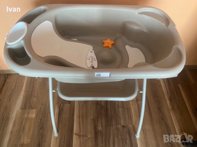 Система вана Cam с универсална стойка, корито и тръба за дренаж